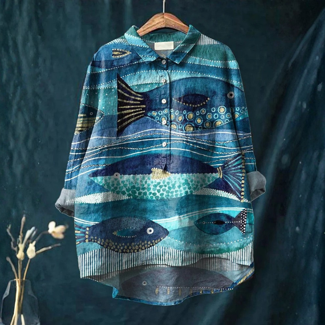 Jax™ - Artystyczna koszula ocean